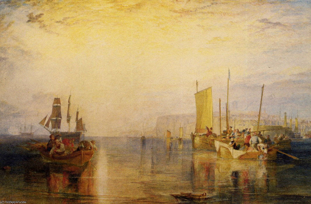 Sunrise. Whiting Fishing At Margate — Joseph Mallord William Turner