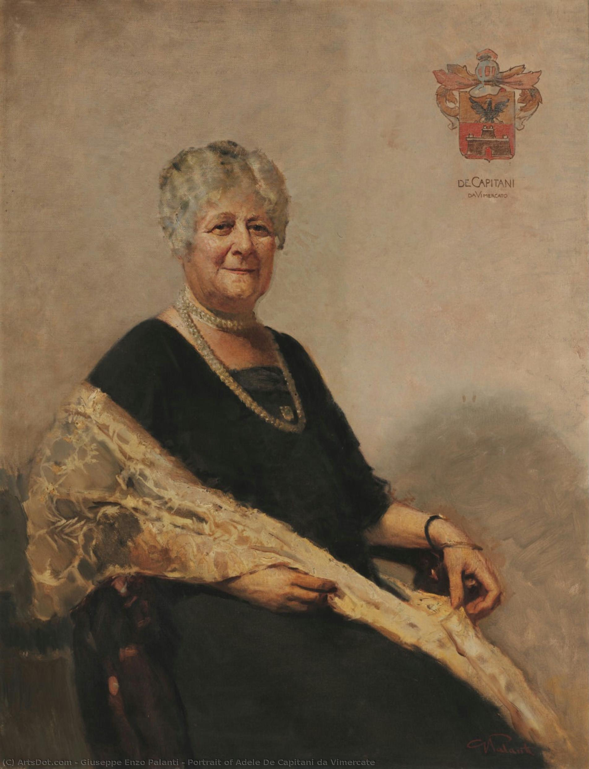 Portrait Of Adele De Capitani Da Vimercate — Джузеппе Энцо Паланти