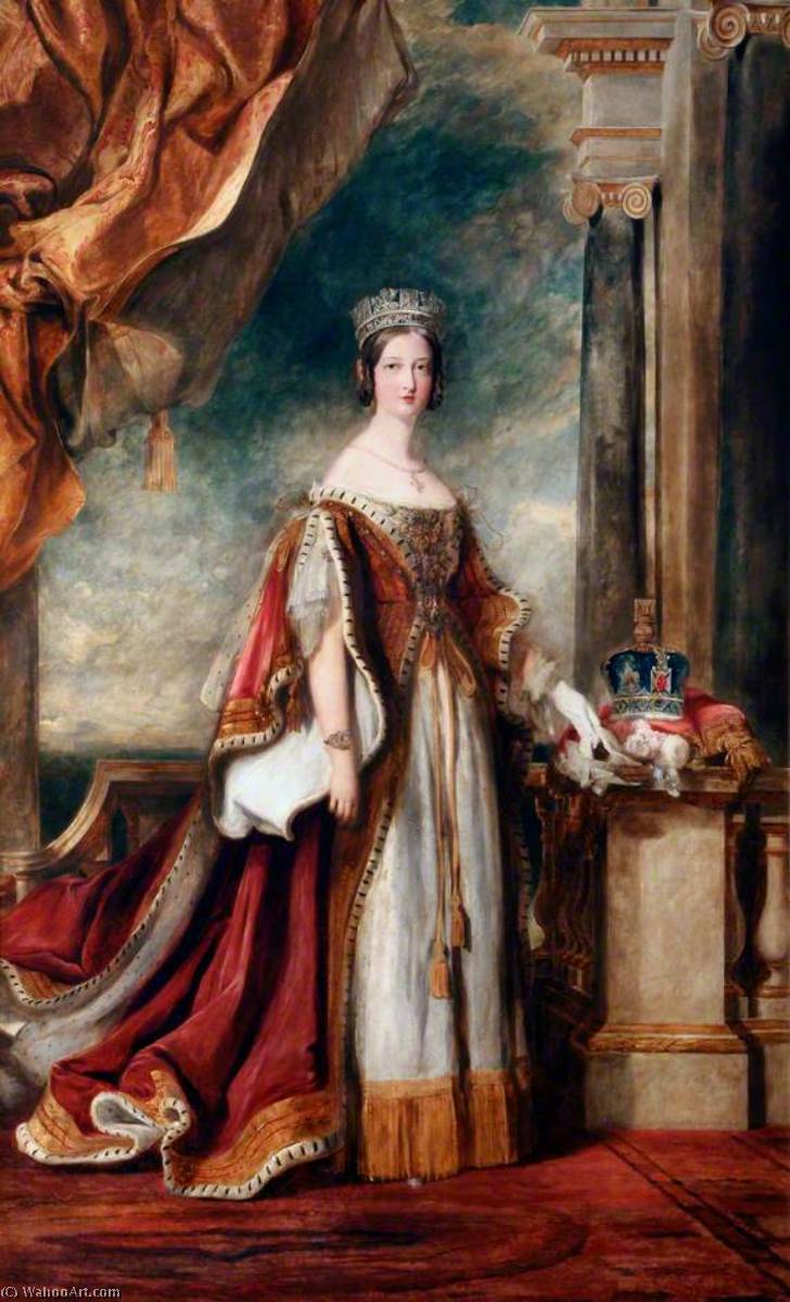 Queen Victoria (1819–1901), In Robes Of State — Sir David Wilkie