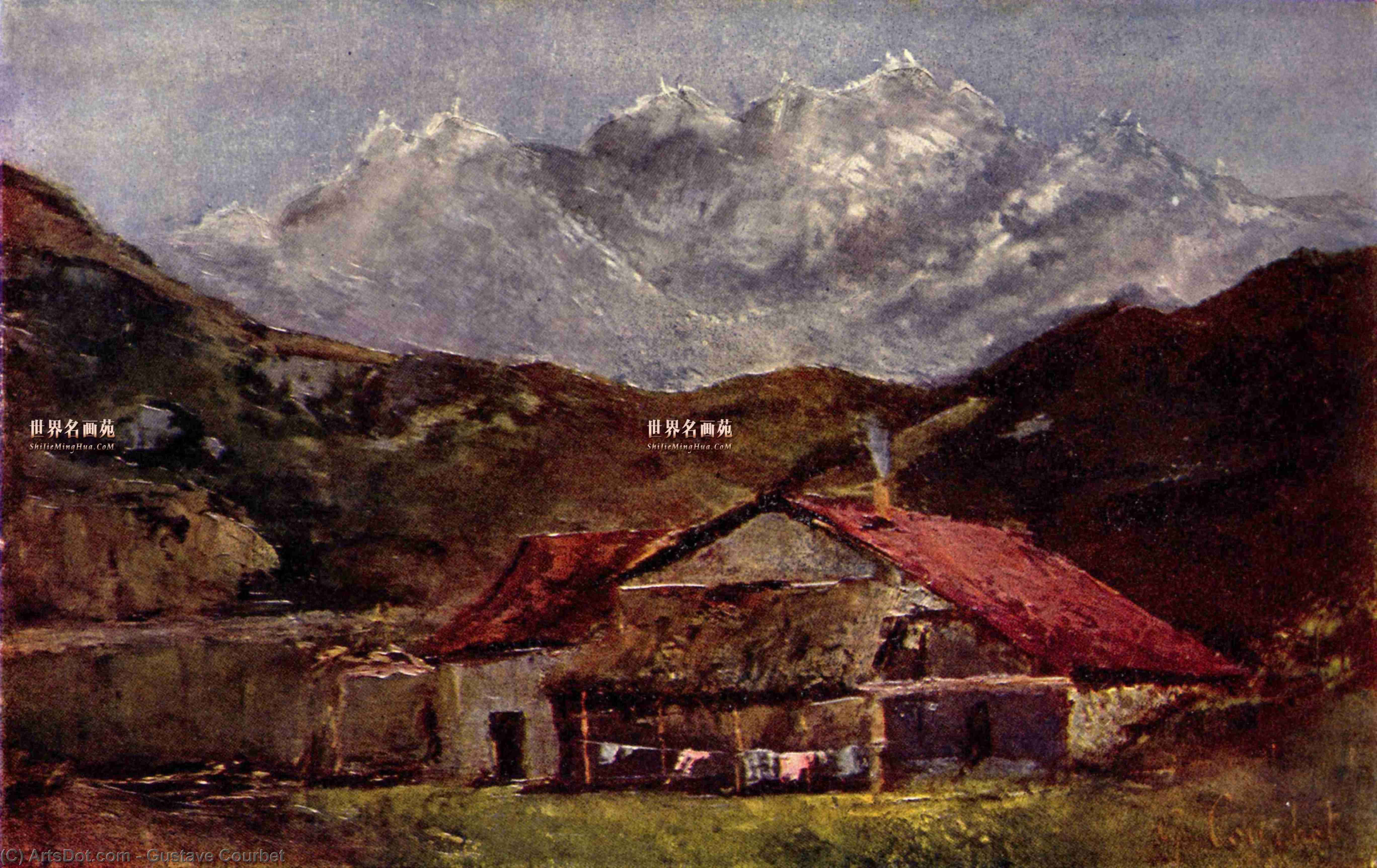 The Mountain Hut — Gustave Courbet