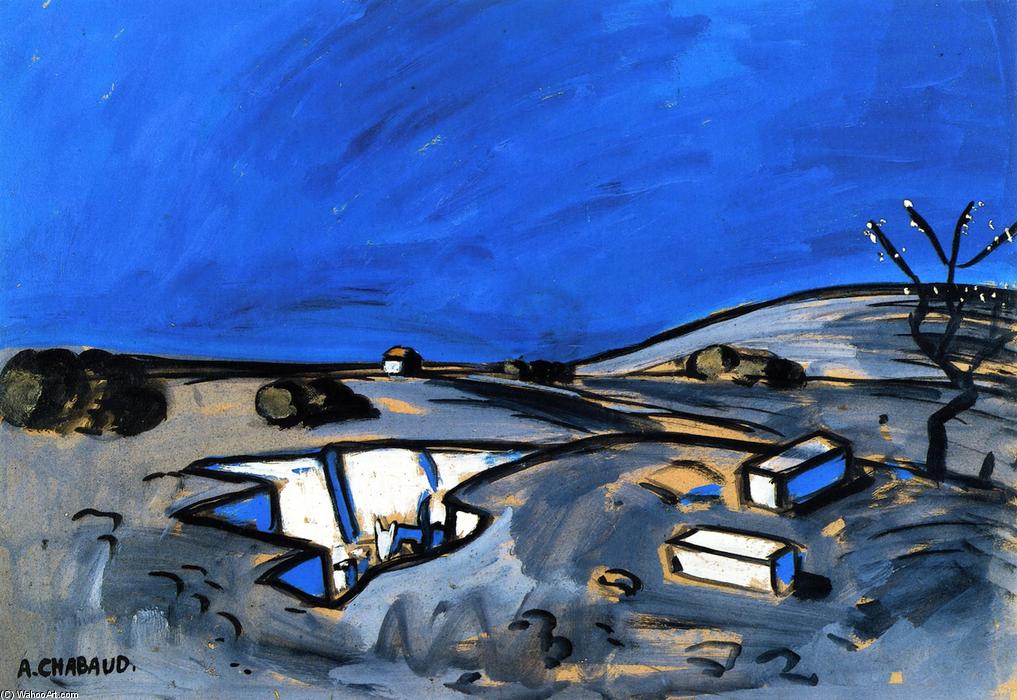 Landscape (blue) — Огюст Шабо