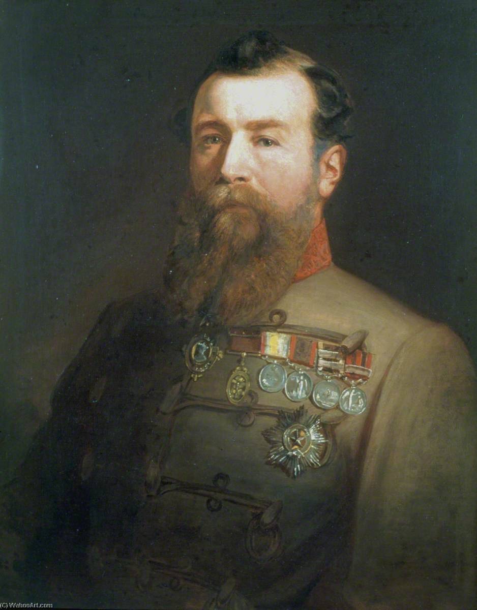 Brigadier General Sir Harry Burnett Lumsden (1821–1896), Cb, In The Uniform Of The Queen’s Own Corps Of Guides — John Maclaren Barclay