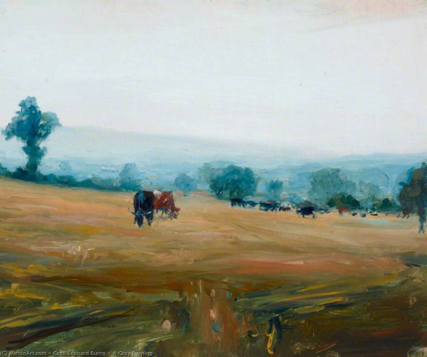 A Grey Evening — Cecil Leonard Burns