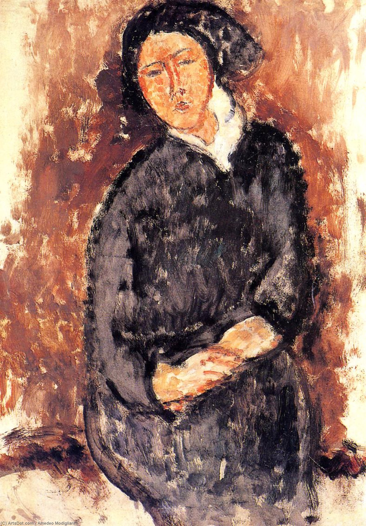 Seated Woman — Amedeo Clemente Modigliani