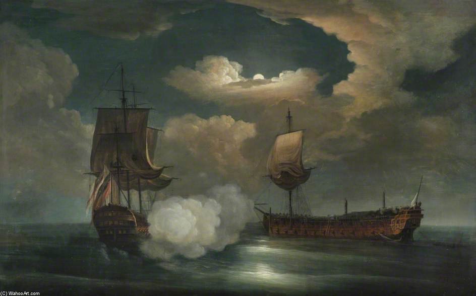 The Capture Of The Comte De St Florentine By Hms 'achilles' — Dominic Serres