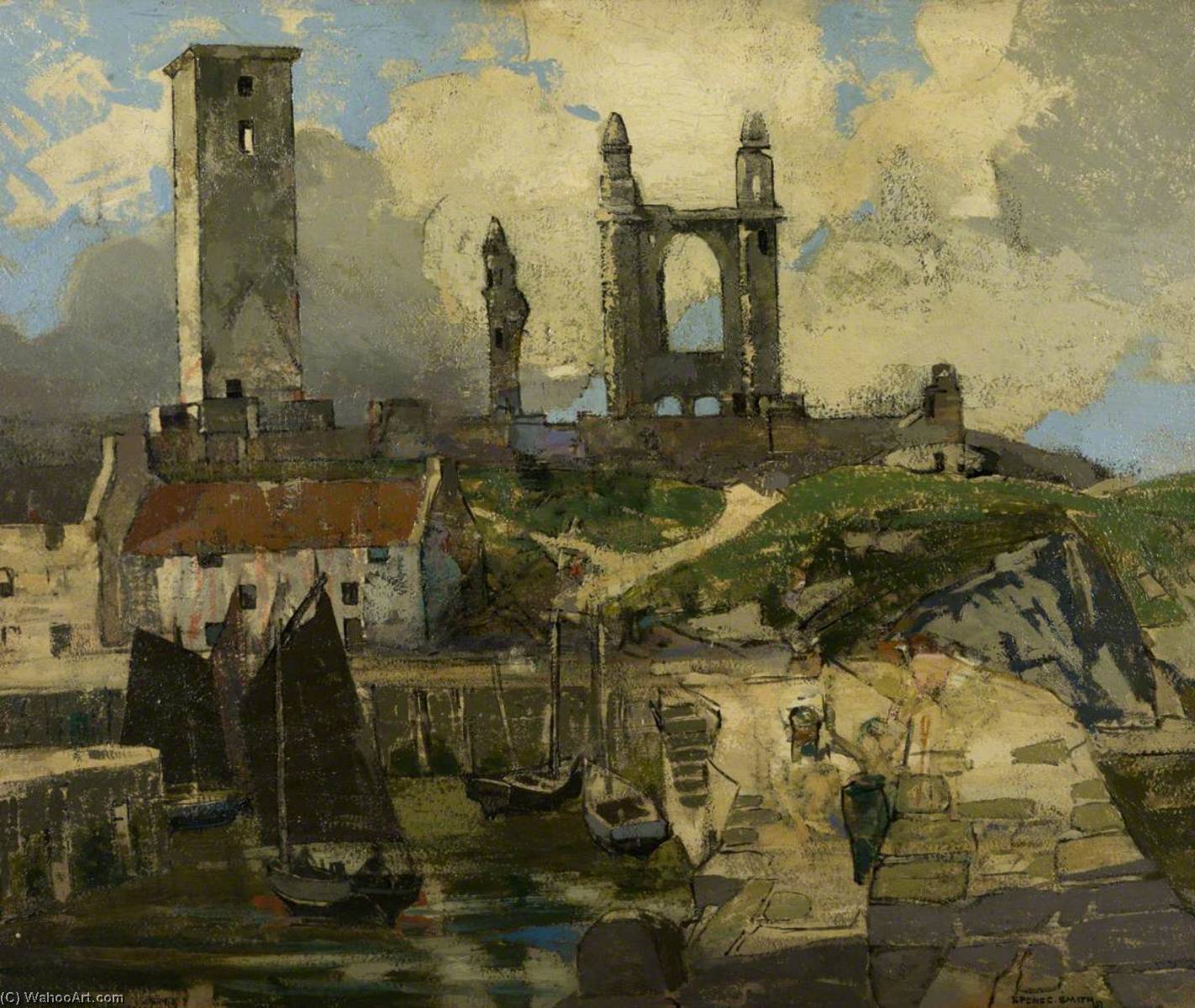 Abbey Ruins, St Andrews — John Guthrie Spence Smith