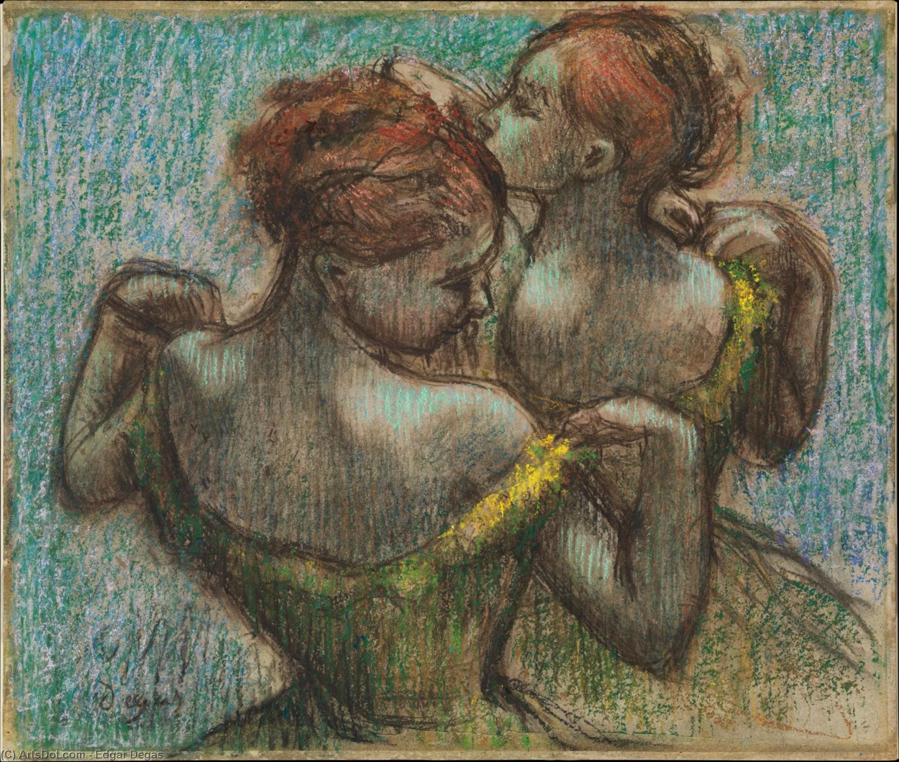 Two Dancers, Half-length — Hilaire-germain-edgar Degas
