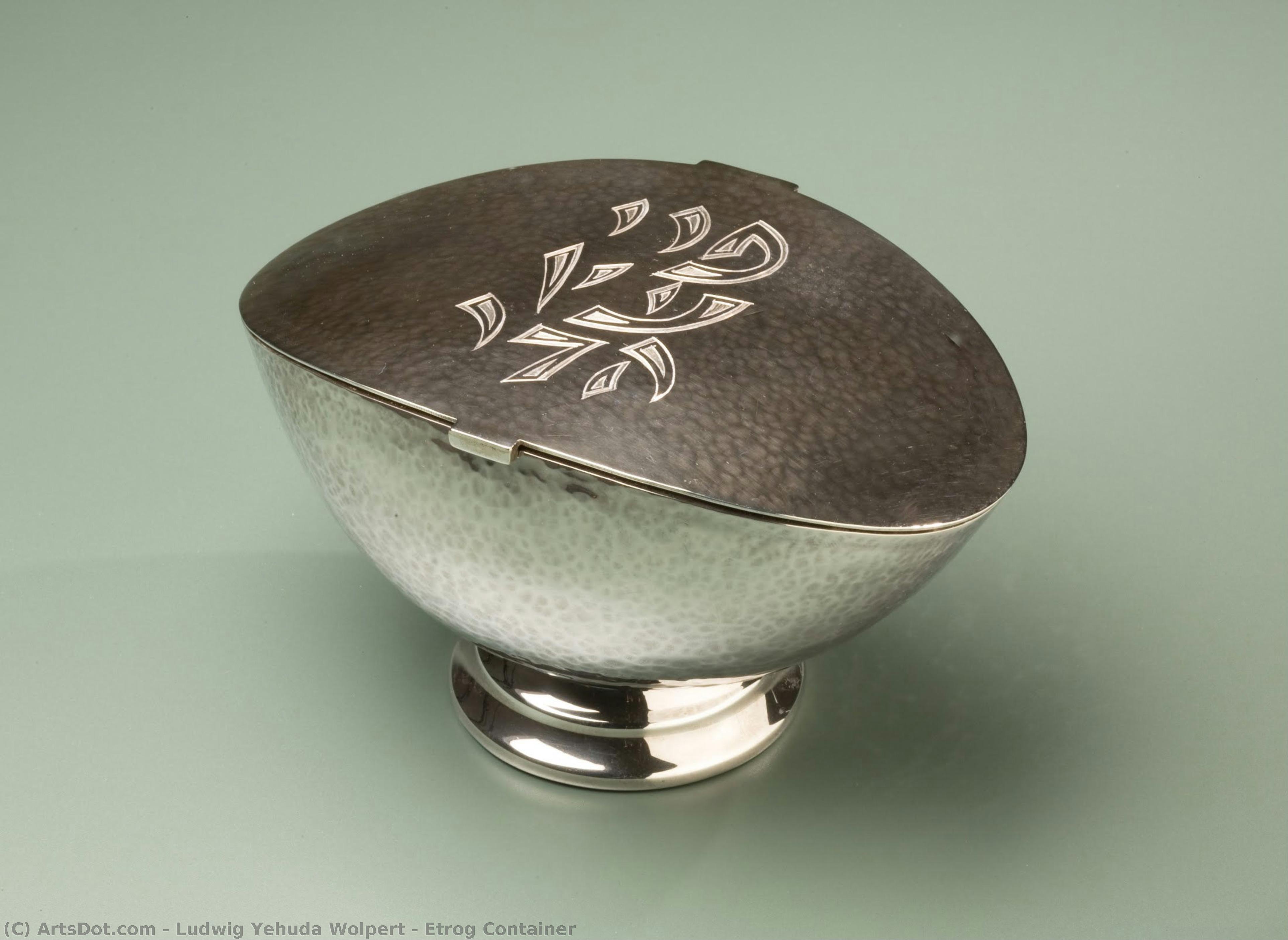 Etrog Container — Ludwig Yehuda Wolpert