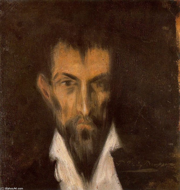 Cabeza De Hombre Al Estilo Del Greco — Пабло Пикасо