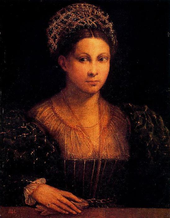 Lady In Green Tourban — Dosso Dossi (giovanni Di Niccolò De Luteri)