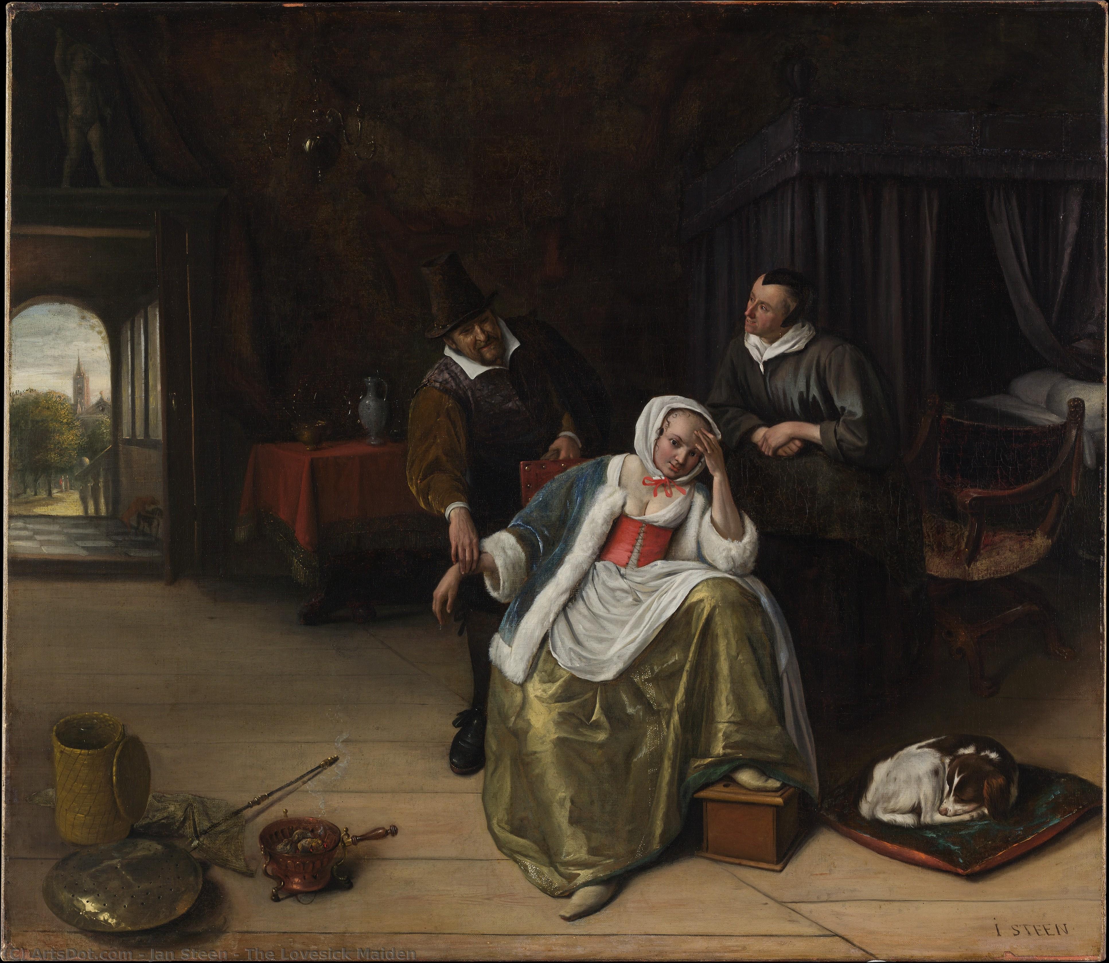 The Lovesick Maiden — Jan Havickszoon Steen