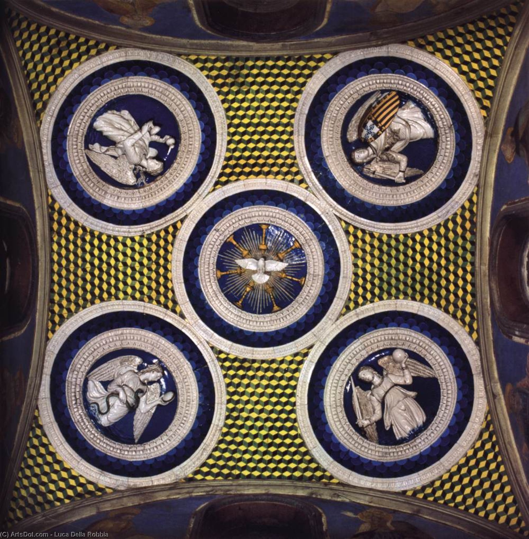 Ceiling Decoration — ルカ・デッラ・ロッビア