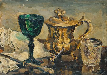 Still Life. The Green Glass. — Pyotr Konchalovsky