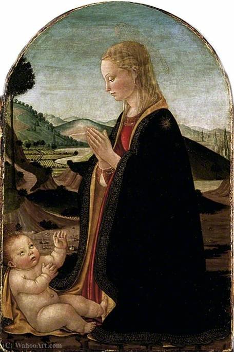 Virgin Adoring The Child — Francesco Di Giovanni Botticini