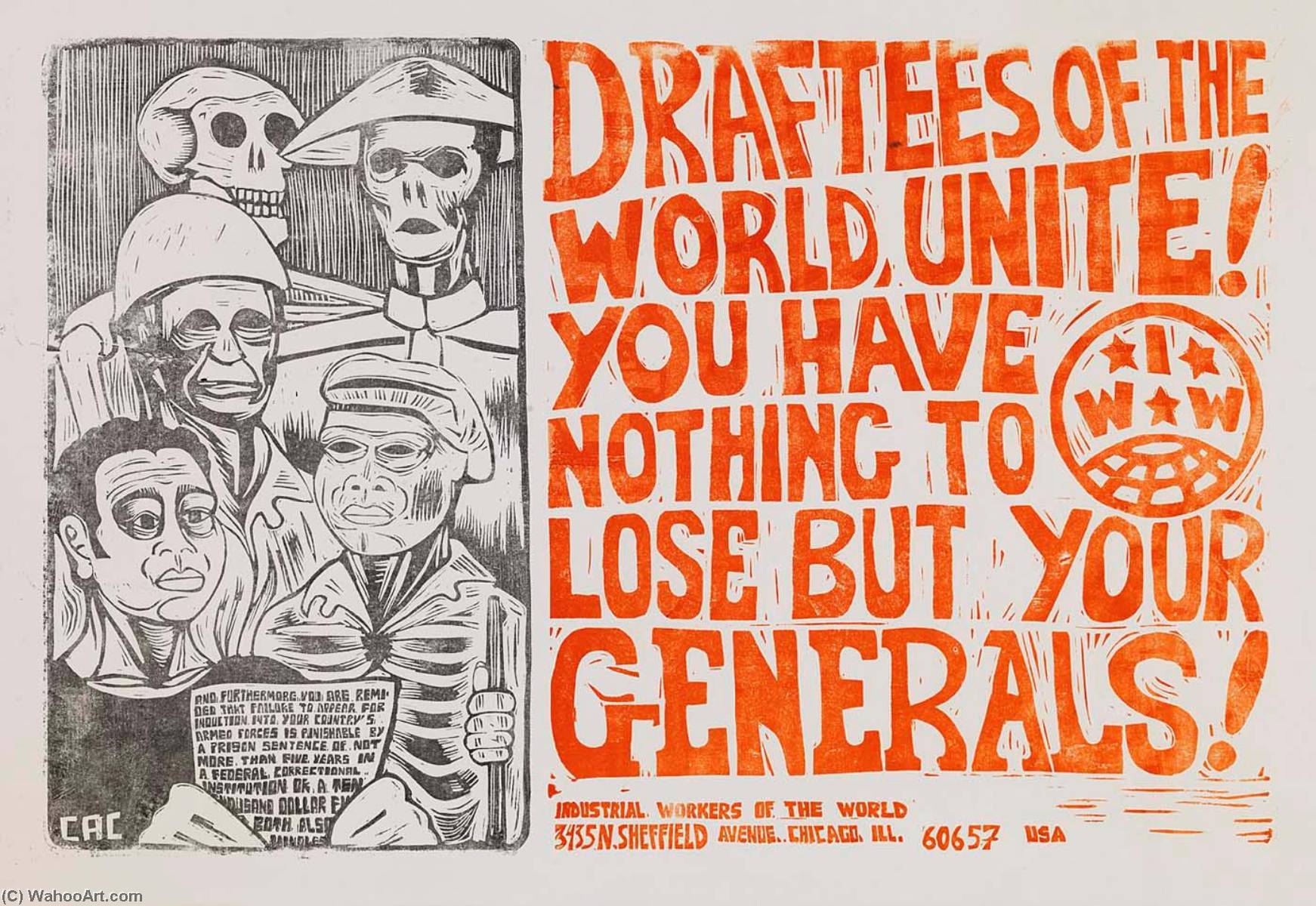 Draftees Of The World, Unite — Carlos A Cortéz