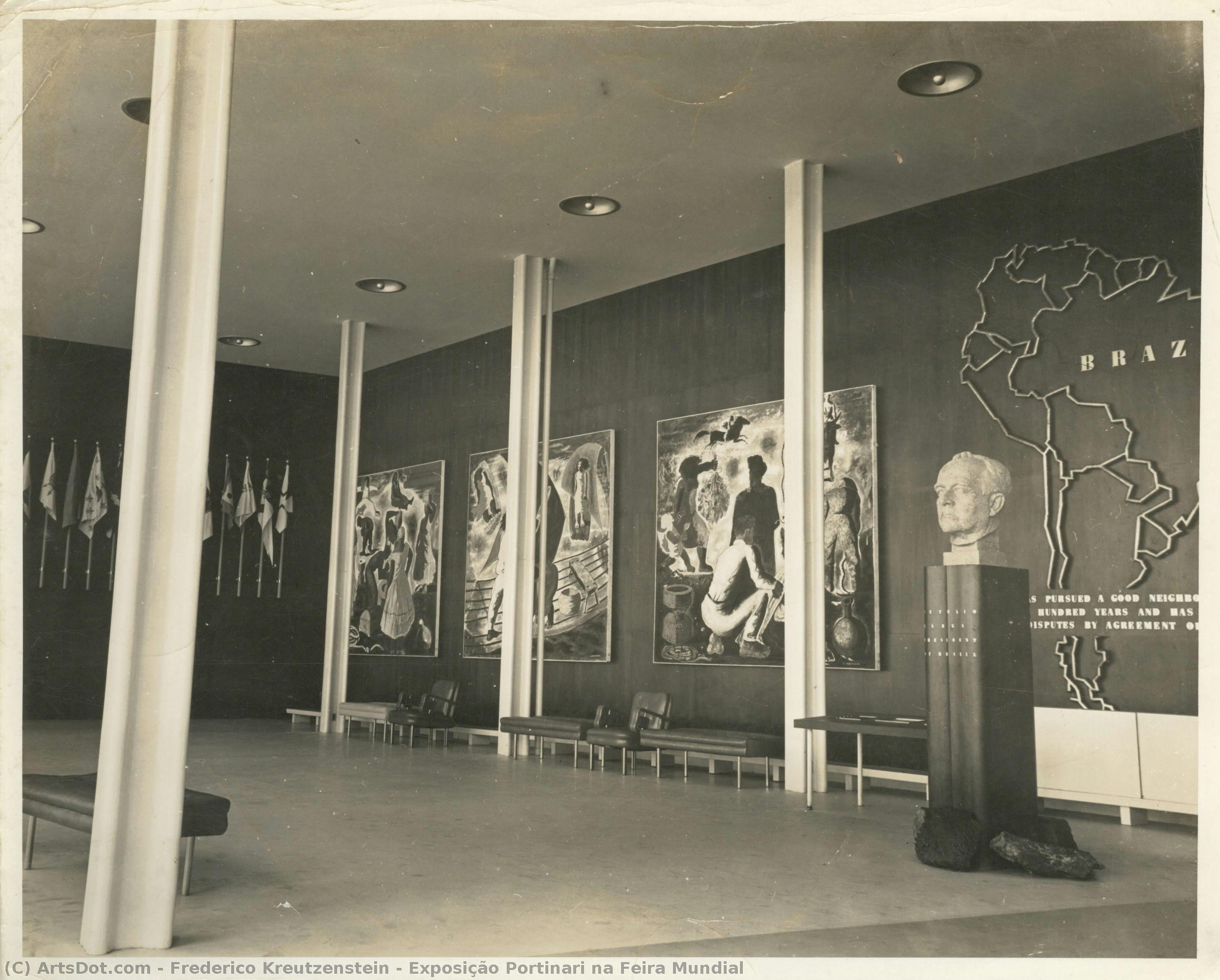 Exposição Portinari Na Feira Mundial — Frederico Kreutzenstein