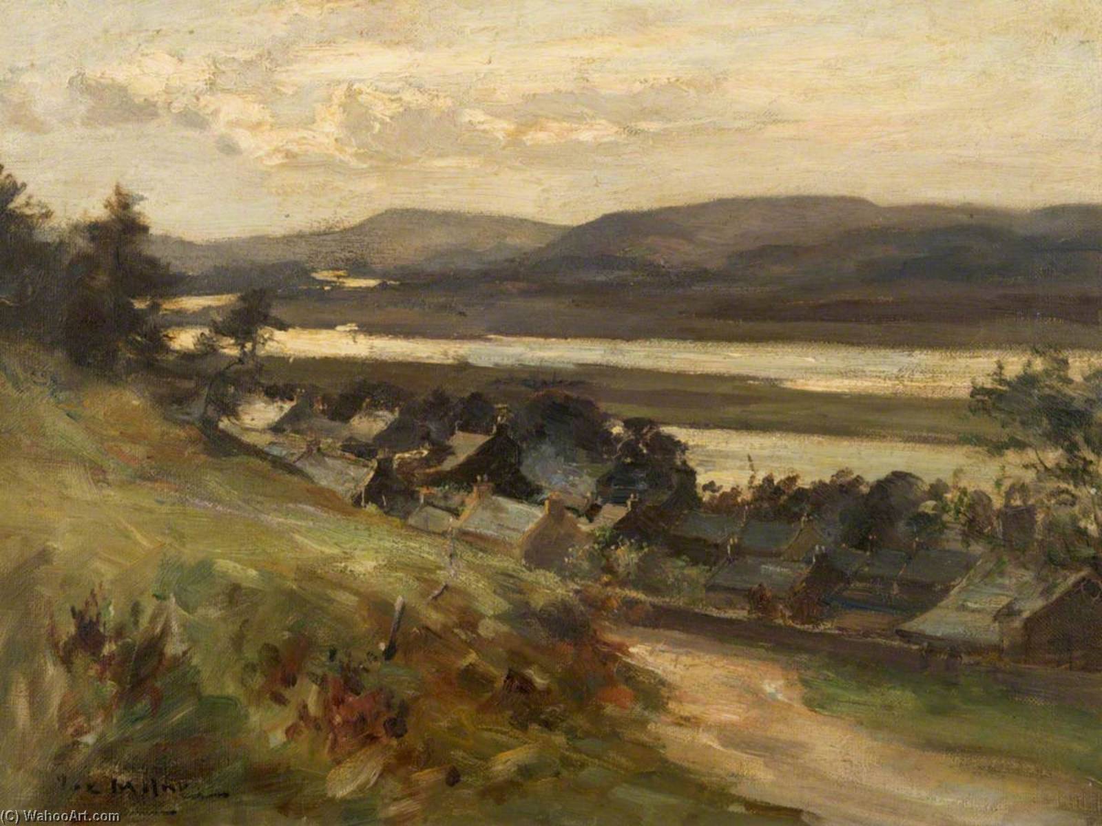 Mugdrum Island From Above Newburgh — Joseph Milne