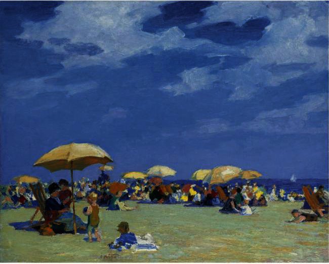 Beach At Far Rockaway — Едвард Хенри Потаст