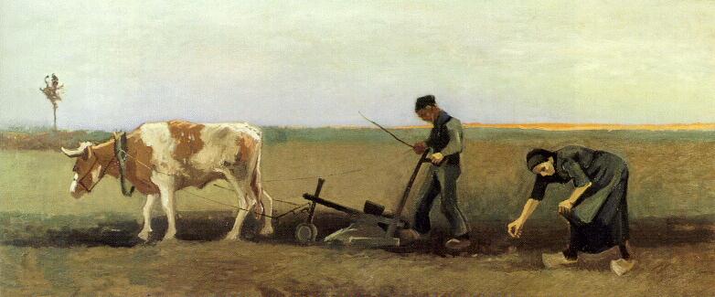 Potato Planting — Vincent Willem Van Gogh