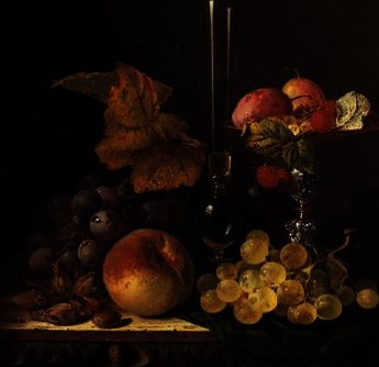Still Life With Fruit ^ Nuts — Edward Ladell