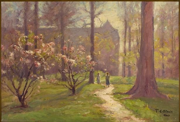 Flowers In Spring (magnolias In Bloom — Theodore Clement Steele