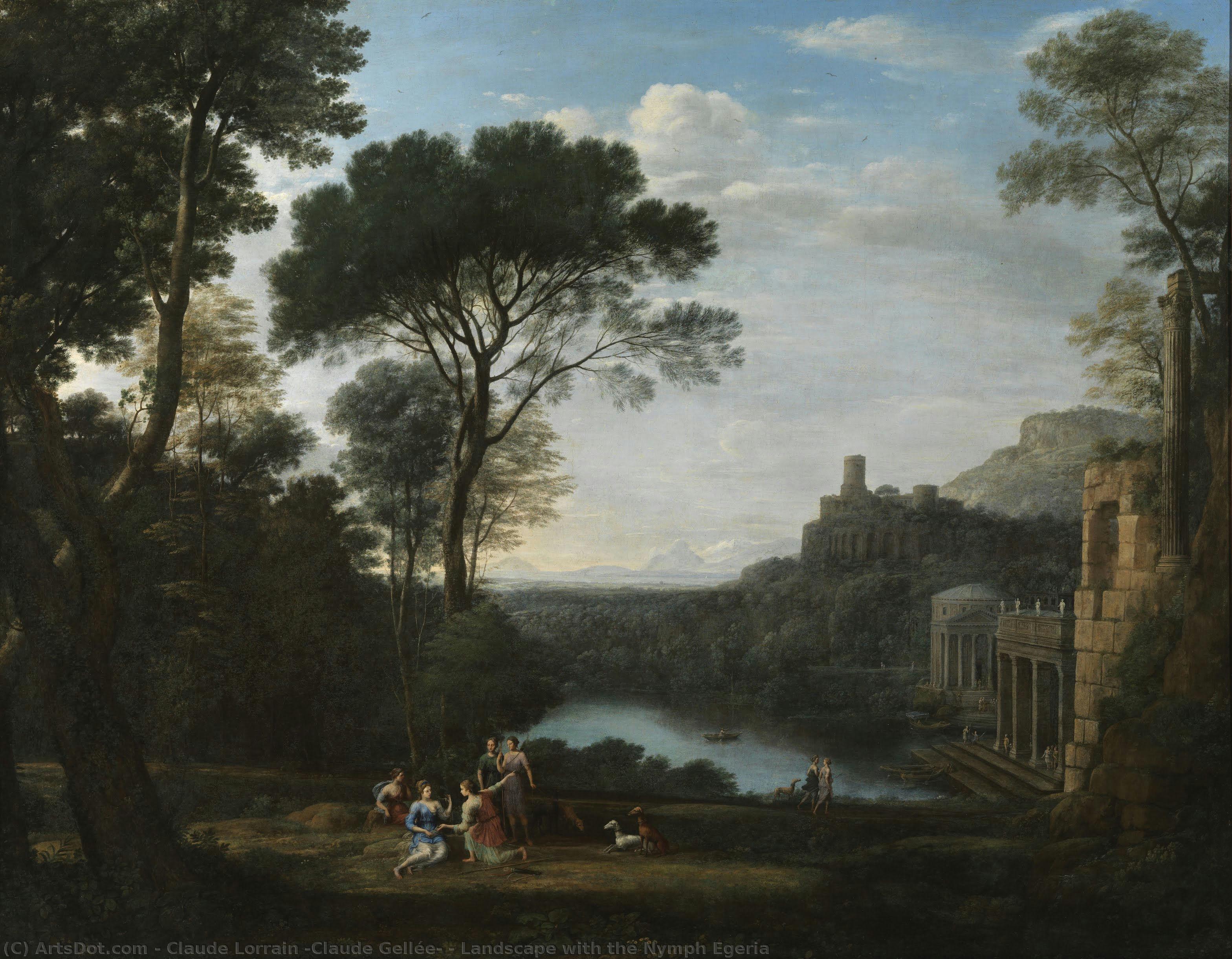 Landscape With The Nymph Egeria — Claude Lorrain (claude Gellée)