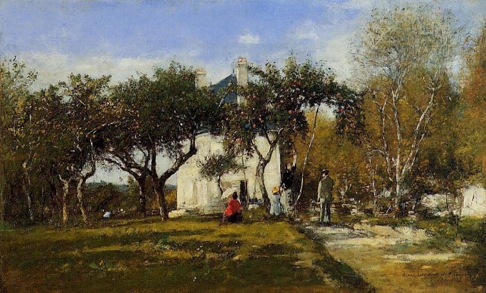 Fervaques, Garden And House Of Monsieur Jacuette — Eugène Louis Boudin