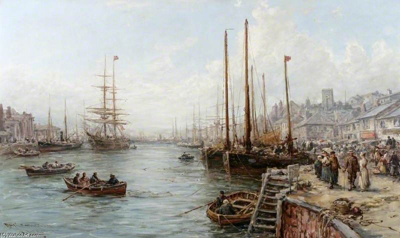 Douglas Harbour, Isle Of Man — William Edward Webb