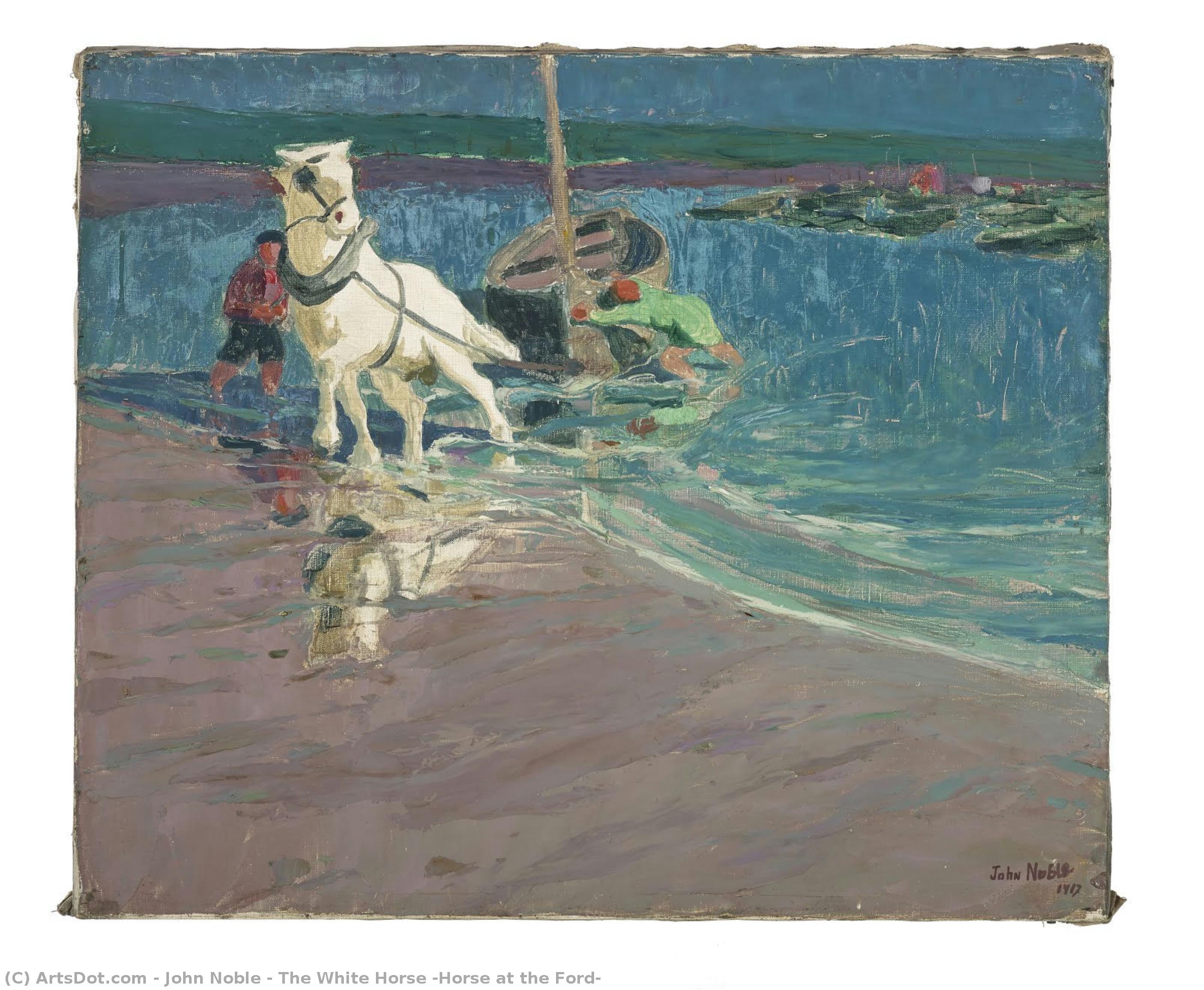 The White Horse (horse At The Ford) — John Noble