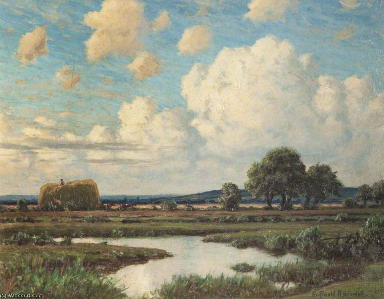 Cumulus Clouds Haymaking — Reginald Aspinwall