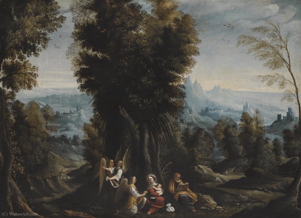 Landscape With The Rest On The Flight Into Egypt — Mastelletta