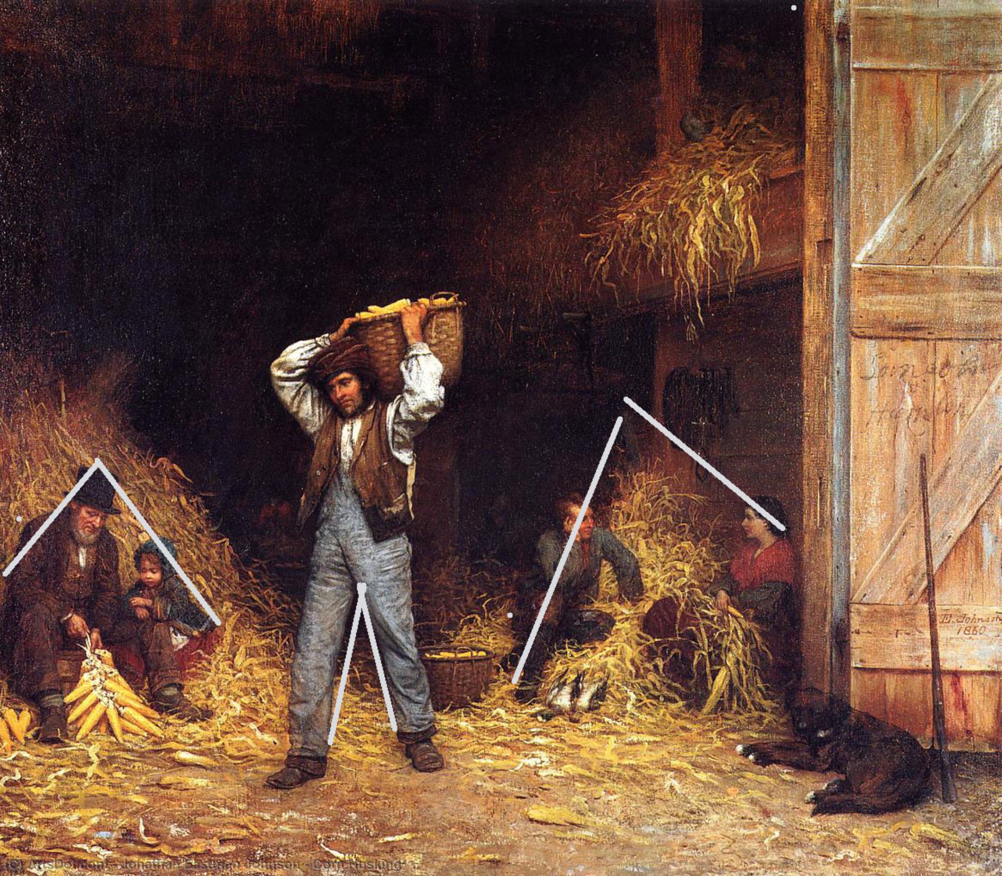 Corn Husking — Džonatan Istmen Džonson