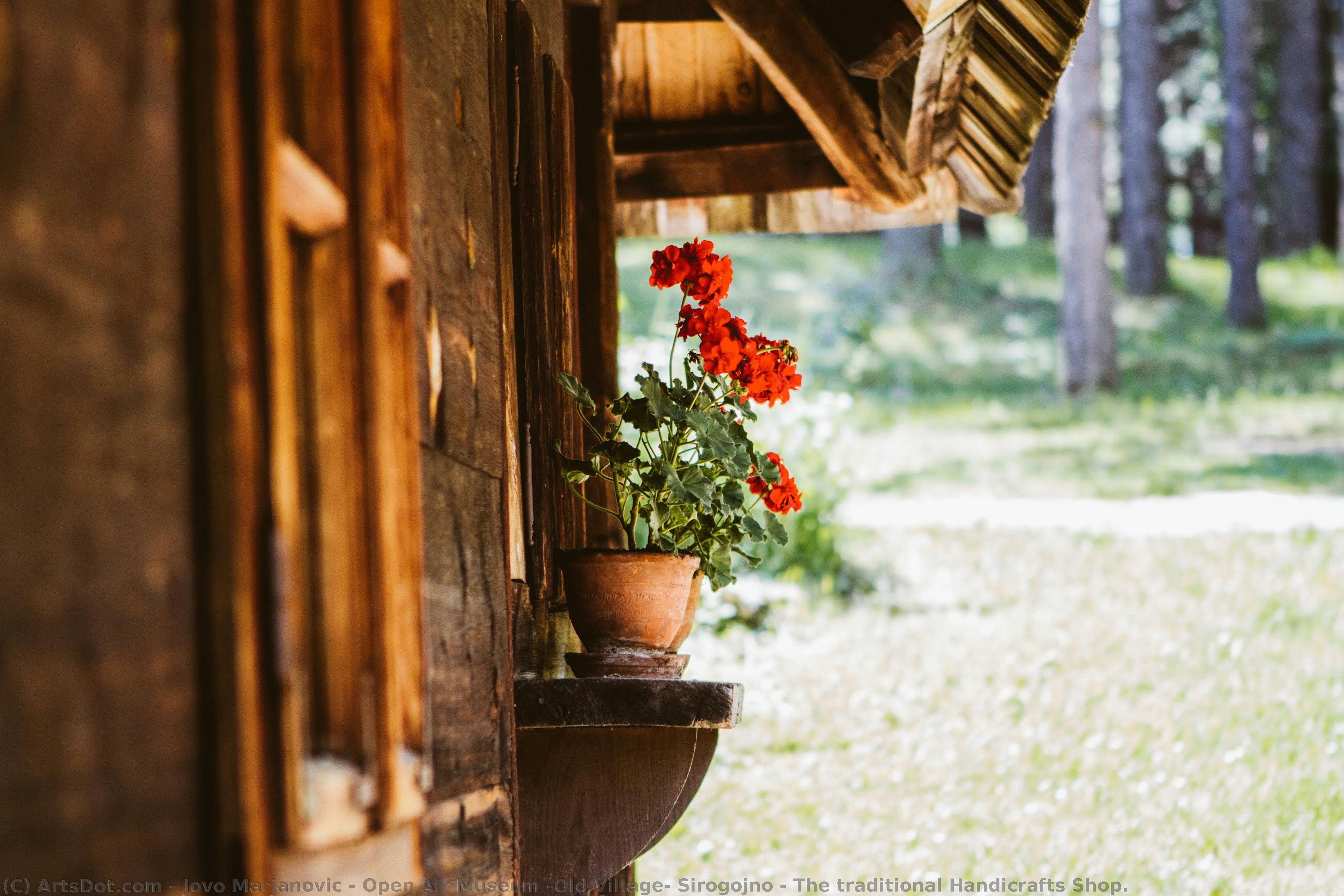 Open Air Museum “old Village” Sirogojno - The Traditional Handicrafts Shop. — Jovo Marjanovic