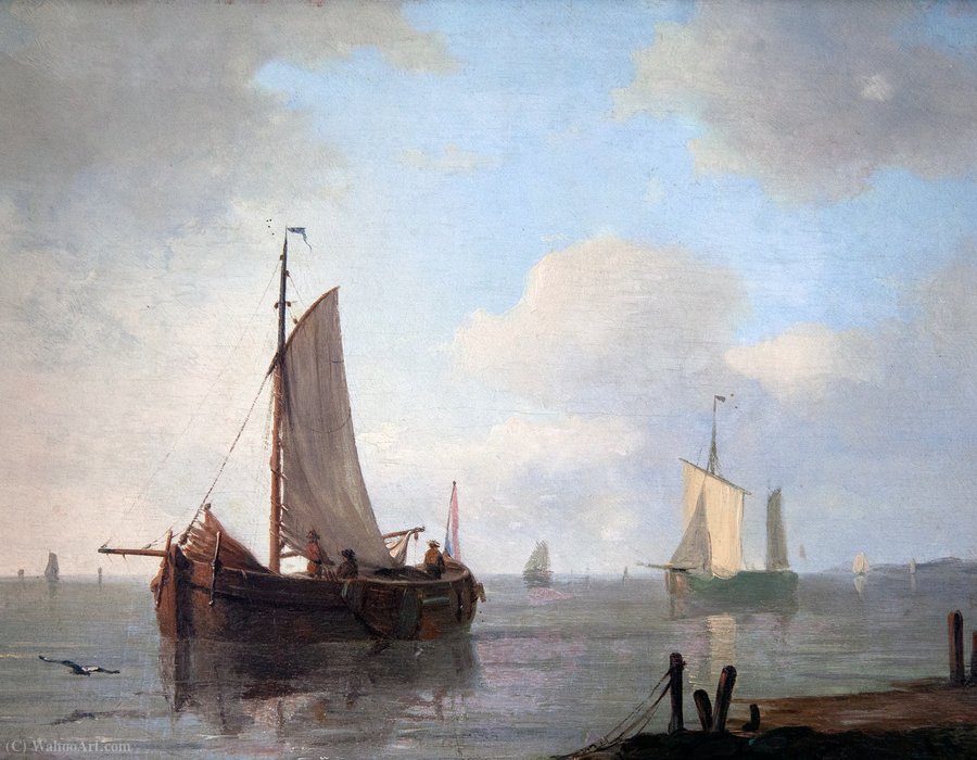 Dutch Barges Painted — Adam Silo