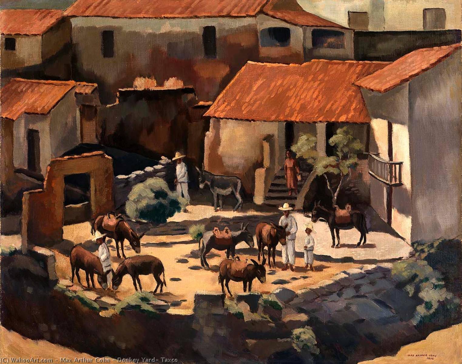 Donkey Yard, Taxco — Max Arthur Cohn