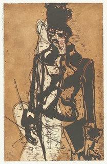 Motif Iii From The Series Six Motifs On The Theme Vogue Drawings — Markus Lüpertz