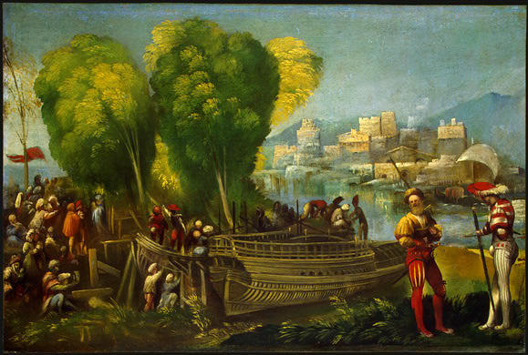 Aeneas And Achates On The Libyan Coast — Dosso Dossi (giovanni Di Niccolò De Luteri)