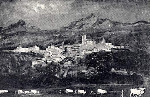White Oxen, (painting) — Arthur B. Davies