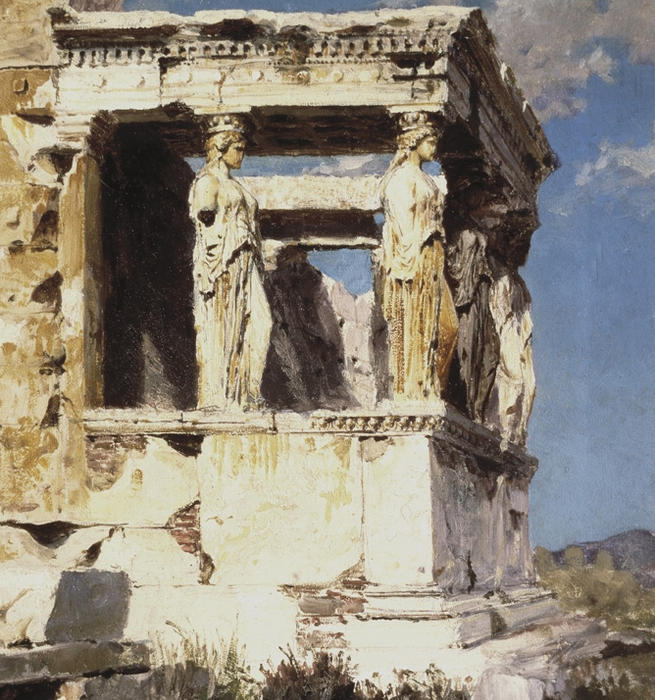 Erechtheion. The Portico Of Caryatids. — Vasily Dmitrievich Polenov