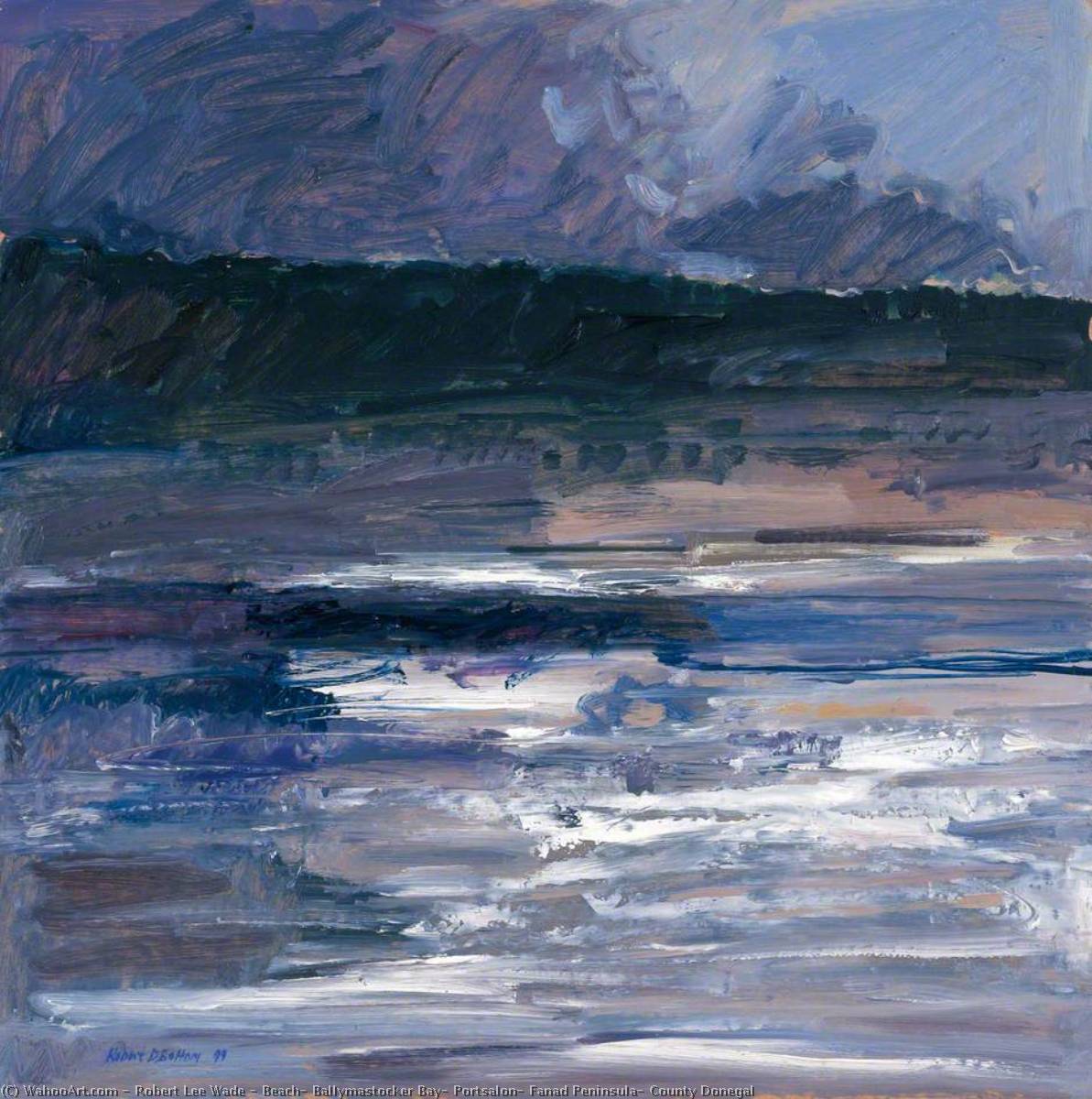 Beach, Ballymastocker Bay, Portsalon, Fanad Peninsula, County Donegal — Robert Lee Wade