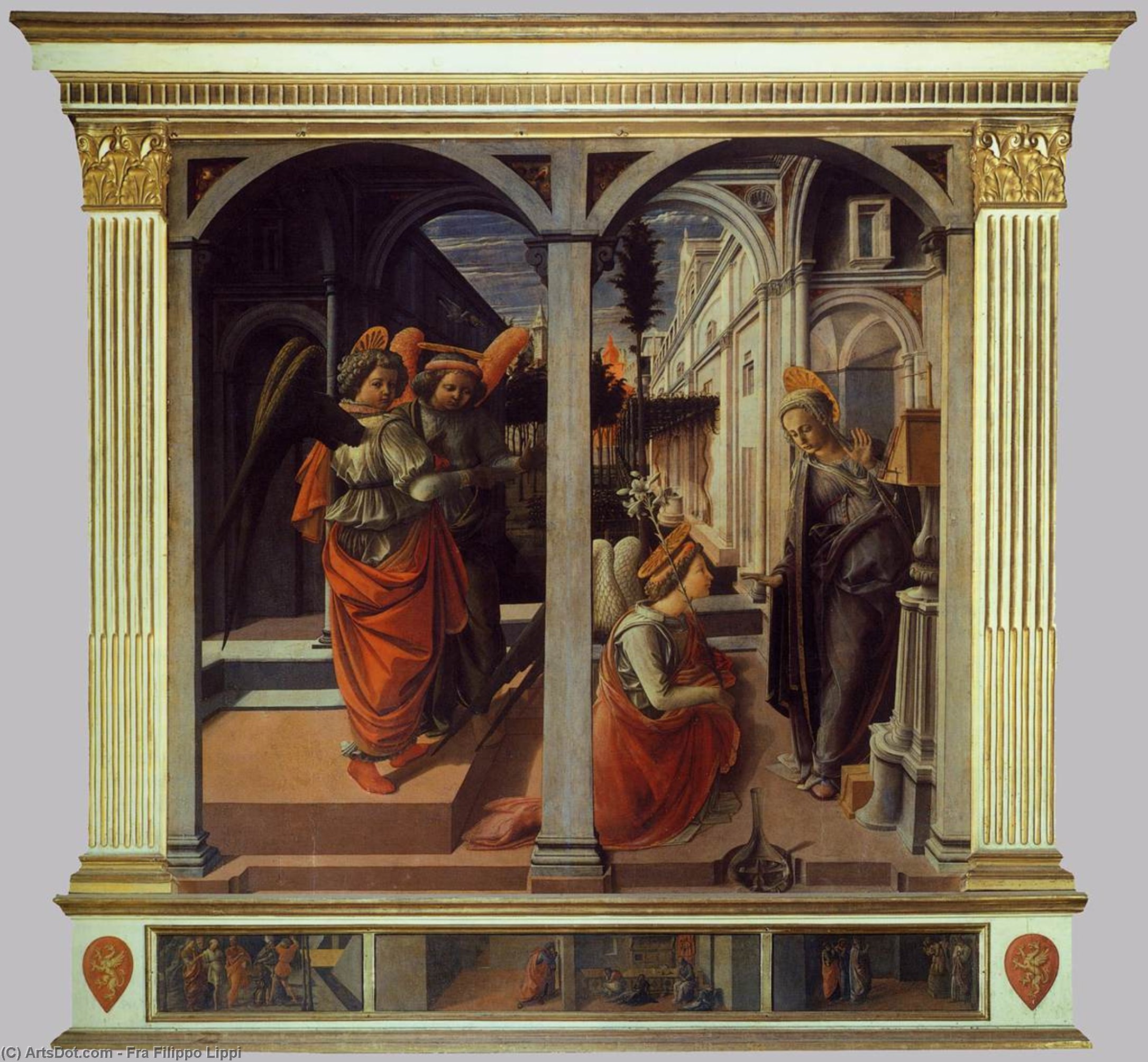La Anunciación — Filippo Lippi