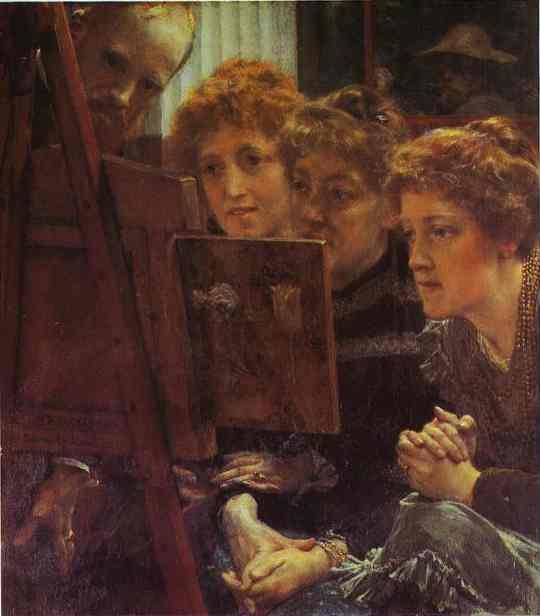 A Family Group — Lourens Alma Tadema