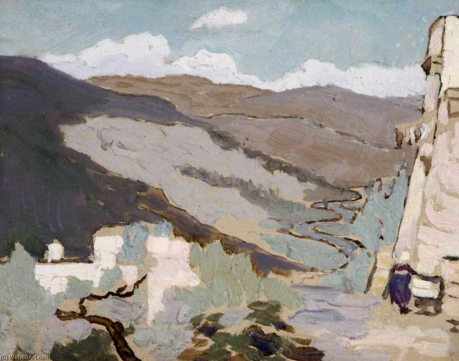 Fiesole Hill, Florence — Letitia Marion Hamilton