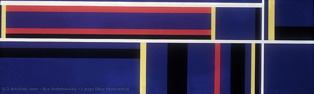 Large Blue Horizontal — Ilya Bolotowsky