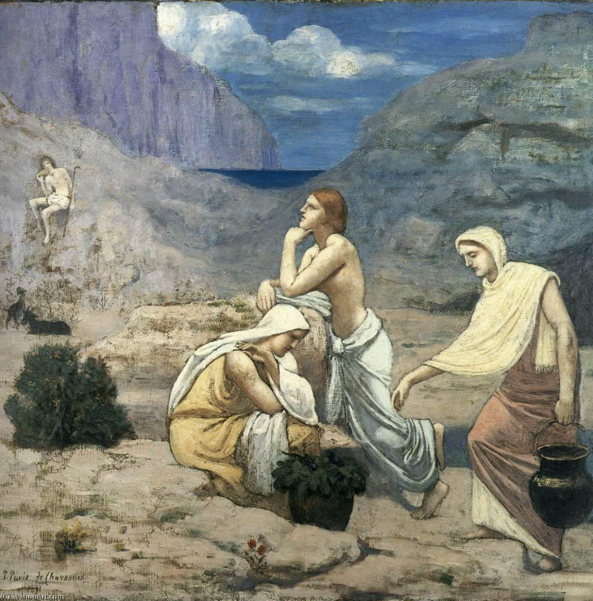 The Shepherd's Song — Pierre Cécile Puvis De Chavannes