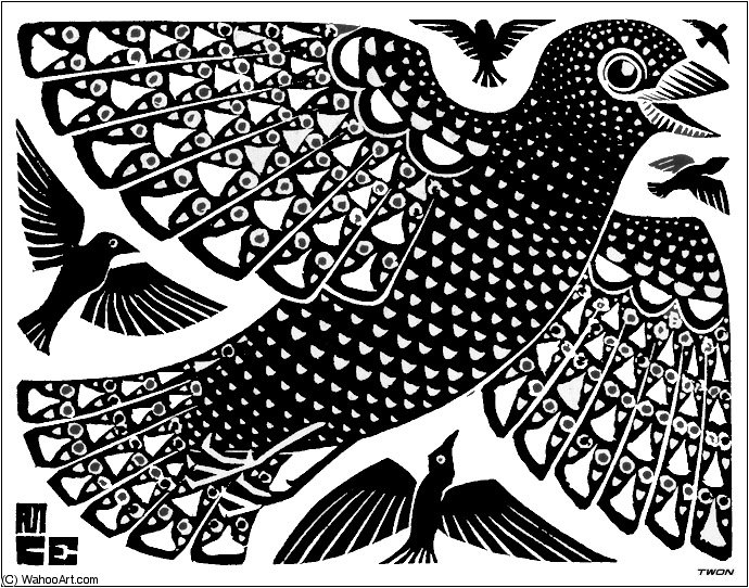 Birds — М. К. Ешер