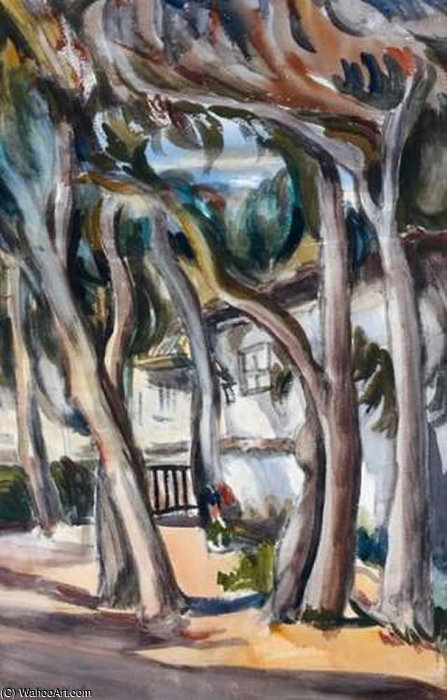 Garden At Villa Borisella — Boris Dmitrievich Grigoriev