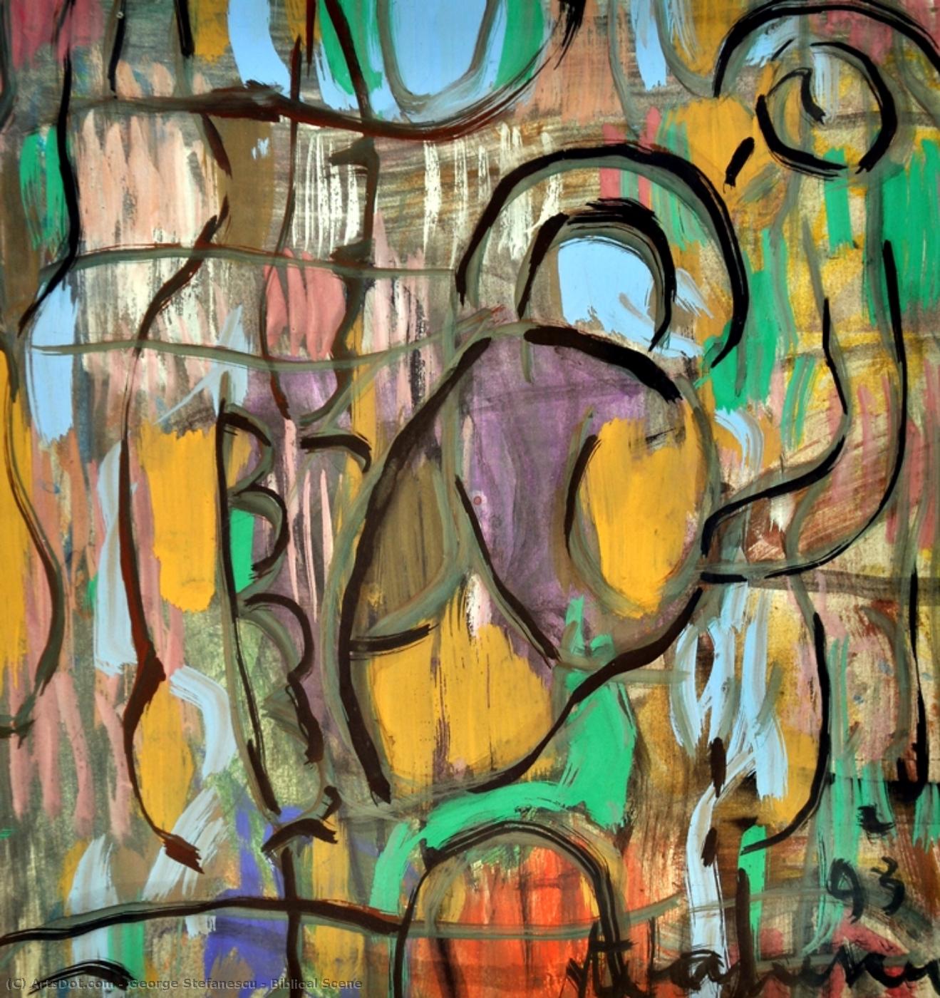 Biblical Scene — George Stefanescu