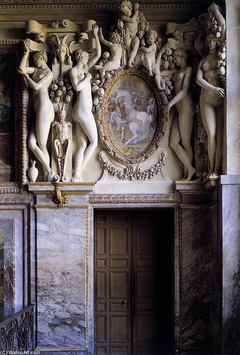 Royal Staircase (detail) — Francesco Primaticcio