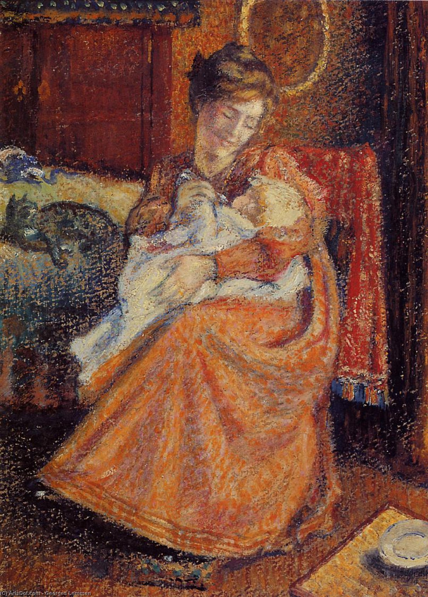 Madame Gaorges Mellen And Lise (also Known As The New Baby) — ジョルジュ・レメン